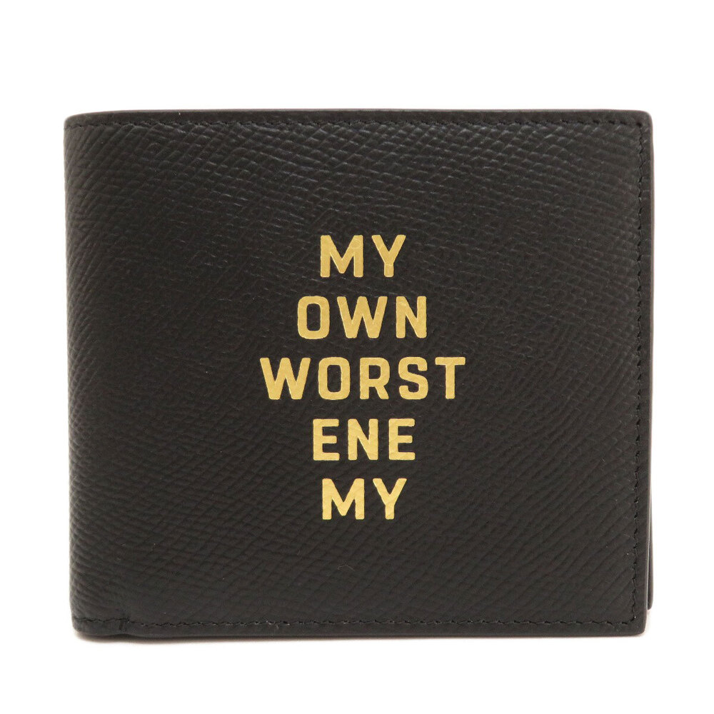 Celine Wallet WOREST Leather Bifold OWN MY ENE